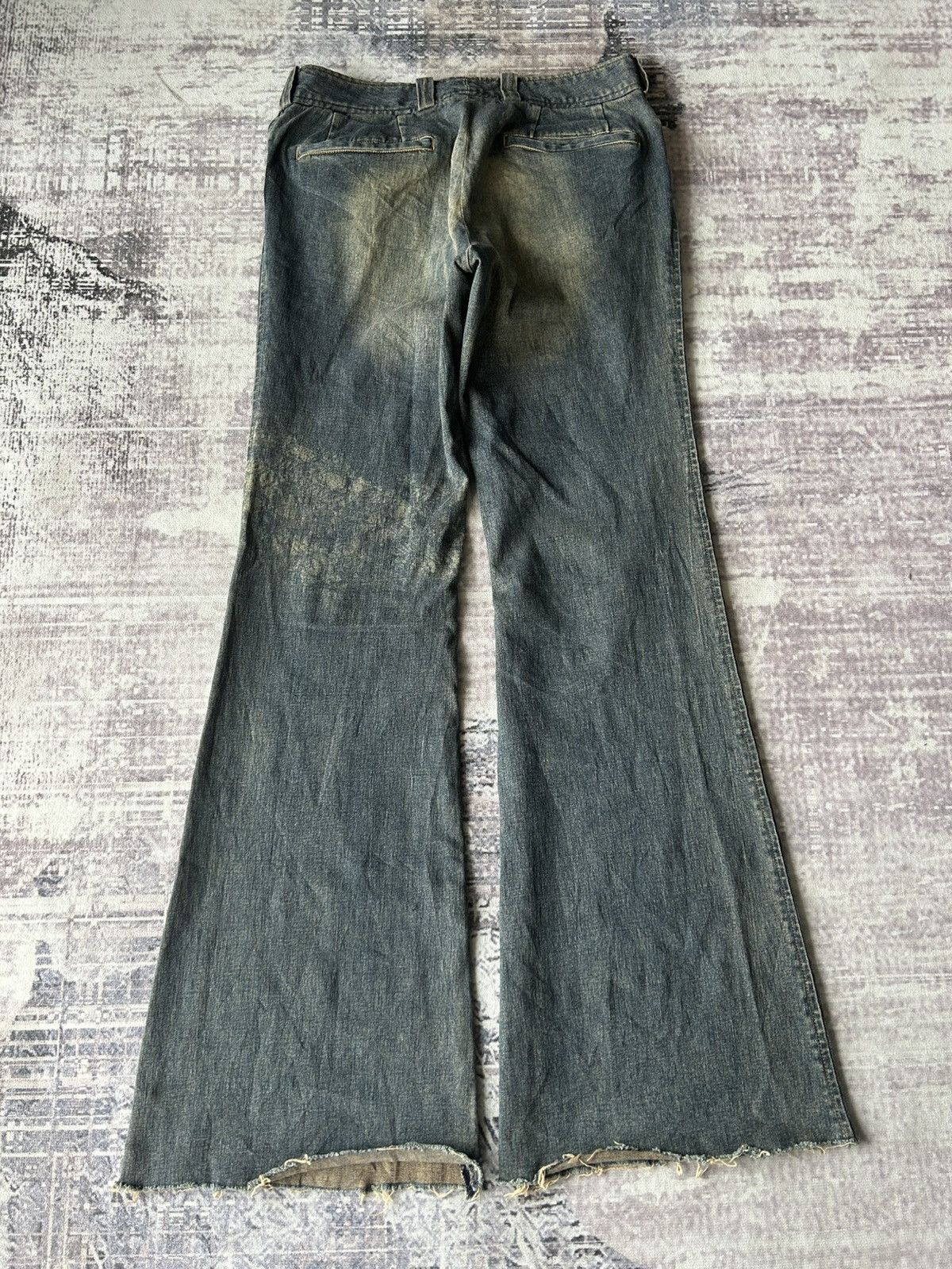 Tornado Mart SUPER FLARED ROCKSTAR TORNADO MART JEANS Size US 31 - 4 Thumbnail