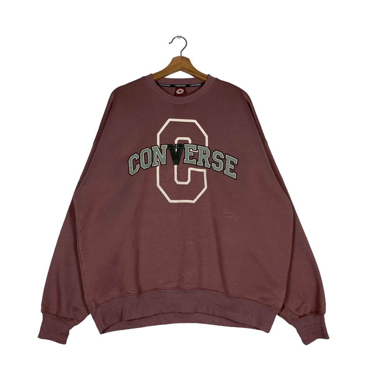 Converse CONVERSE Big Logo Crewneck Sweatshirts #0815-C37 Size US M / EU 48-50 / 2 - 1 Thumbnail