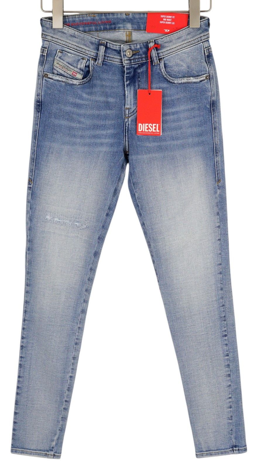 Diesel 2017 SLANDY 09B08 W30/L32 Super Skinny Mid Waist 40679 Size 30" / US 8 / IT 44 - 1 Thumbnail