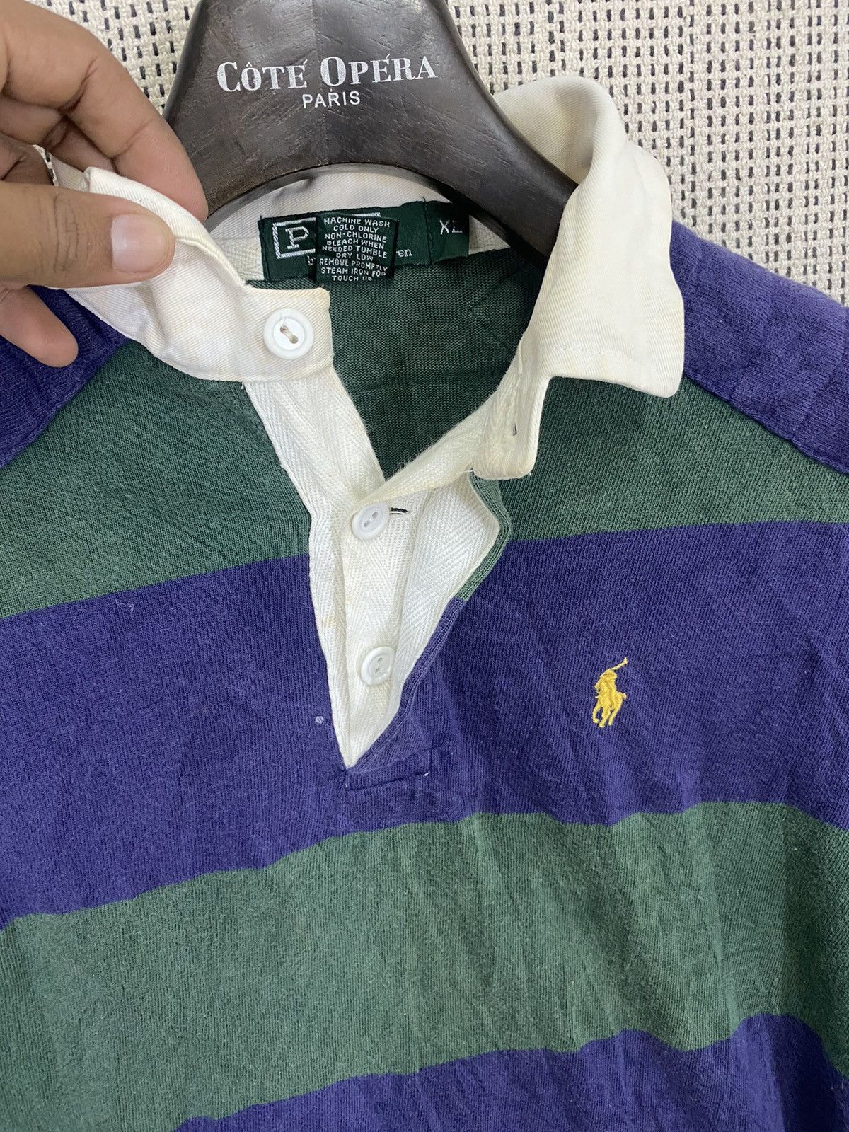 Polo Ralph Lauren × Vintage 80s vintage Polo Ralph Lauren rugby very rare Size US XL / EU 56 / 4 - 3 Thumbnail