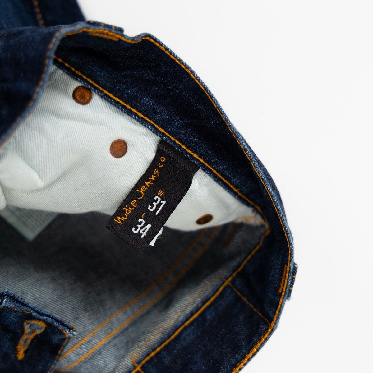 Nudie Jeans Nudie Jeans Grim Tim Mens Blue Denim Jeans Slim Fit Cotton Size US 31 - 5 Thumbnail