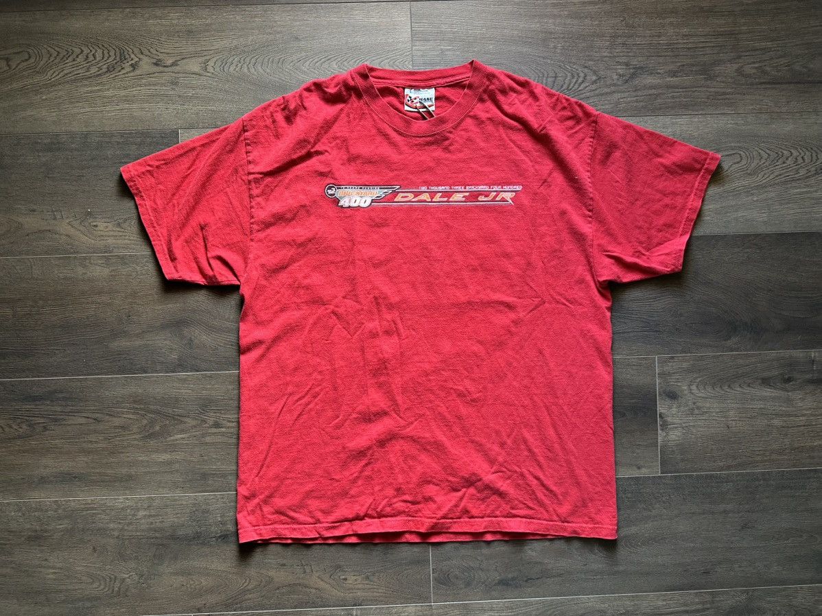 Chase Authentics Vintage Dale JR Red Racing T-Shirt Size US L / EU 52-54 / 3 - 2 Thumbnail