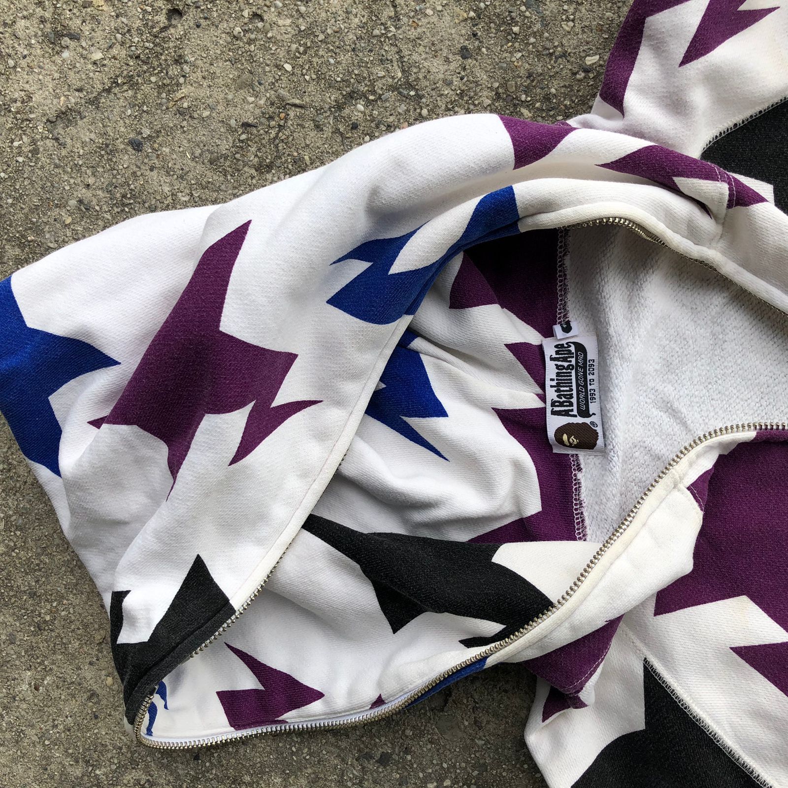 Bape Bape Hong Kong Sta Pattern Full Zip Hoodie Size US M / EU 48-50 / 2 - 5 Thumbnail