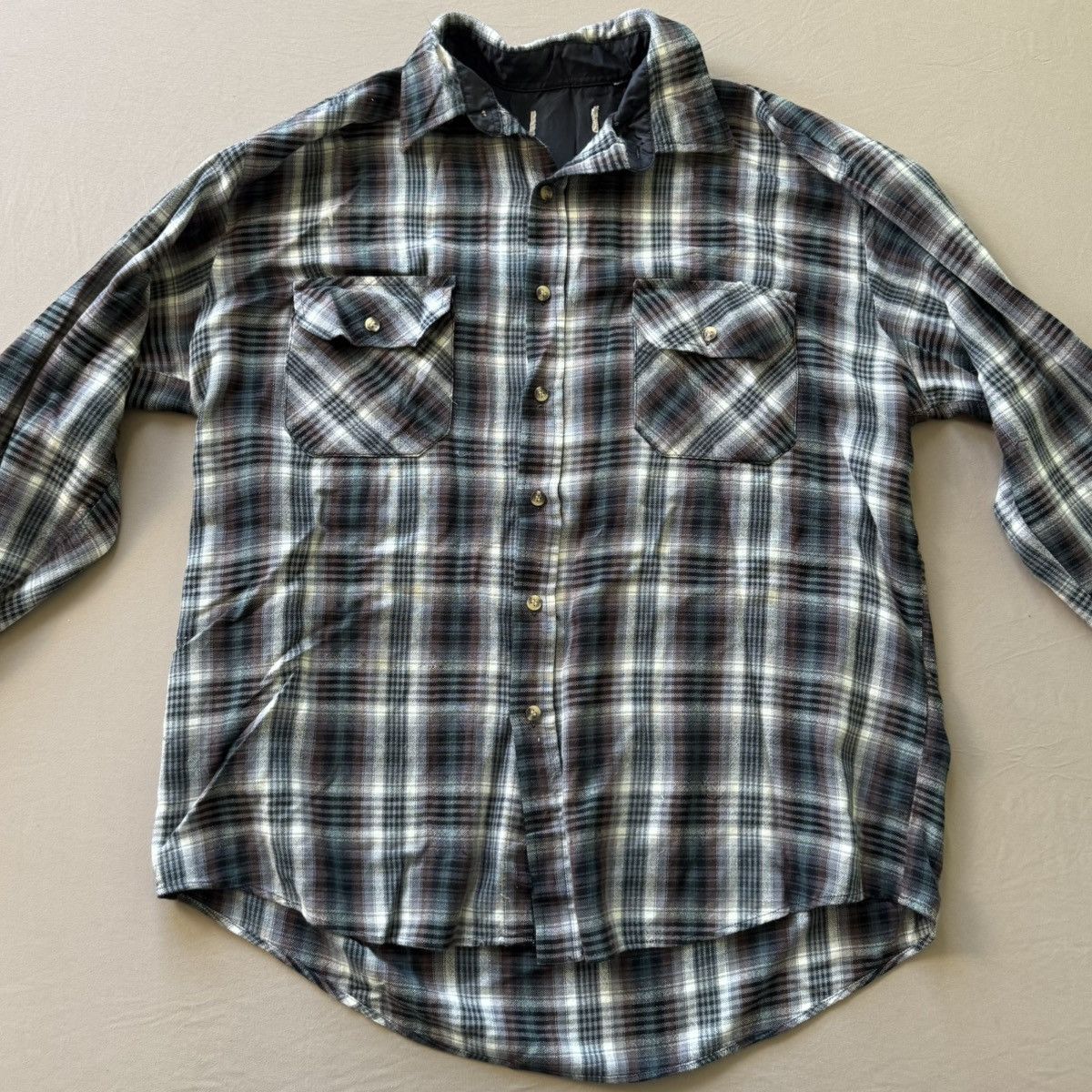 Other Plaid Flannel Button Up Shirt Size US XXL / EU 58 / 5 - 6 Thumbnail