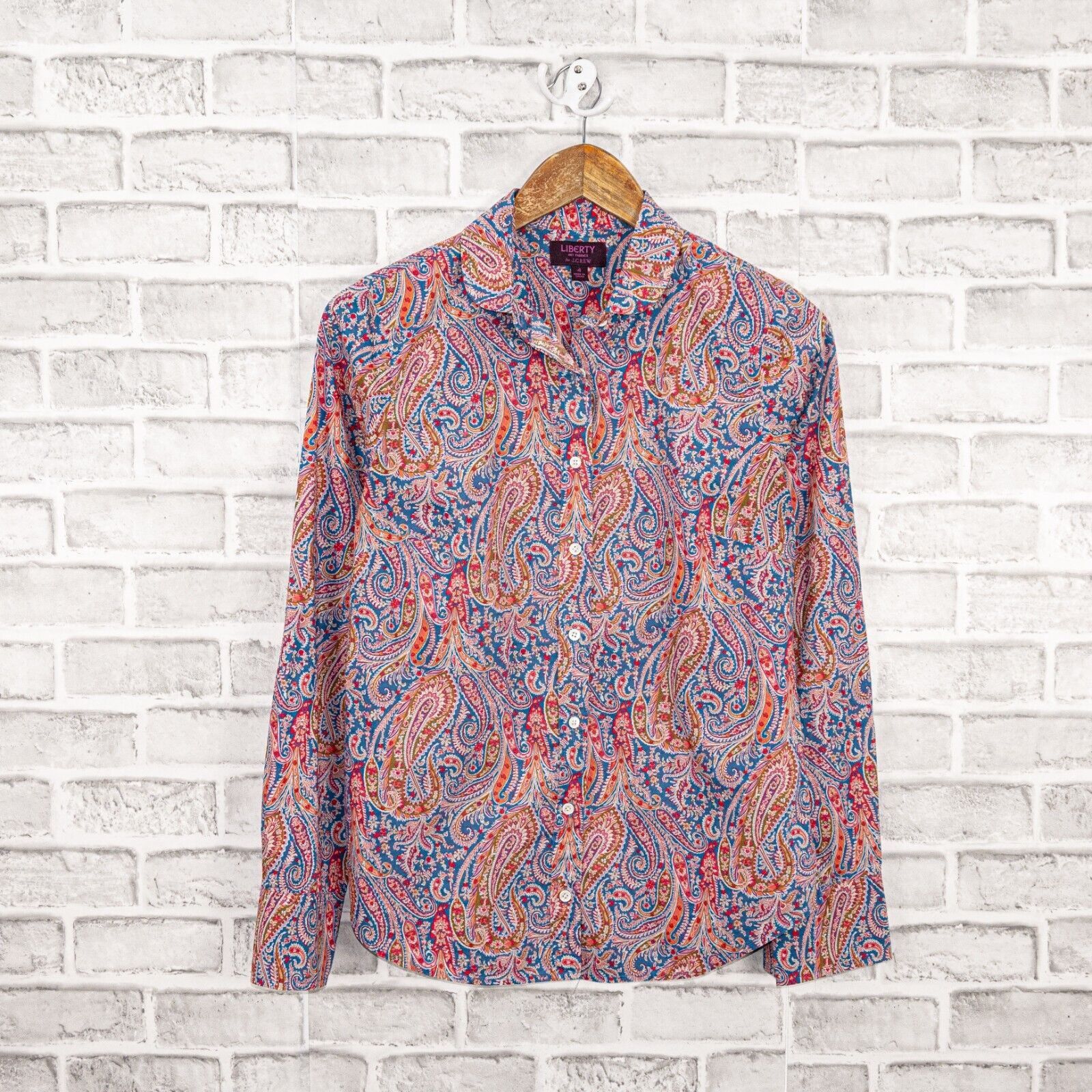 J.Crew J.Crew Liberty Arts London Perfect Shirt in Felix Isabella Size S / US 4 / IT 40 - 10 Thumbnail