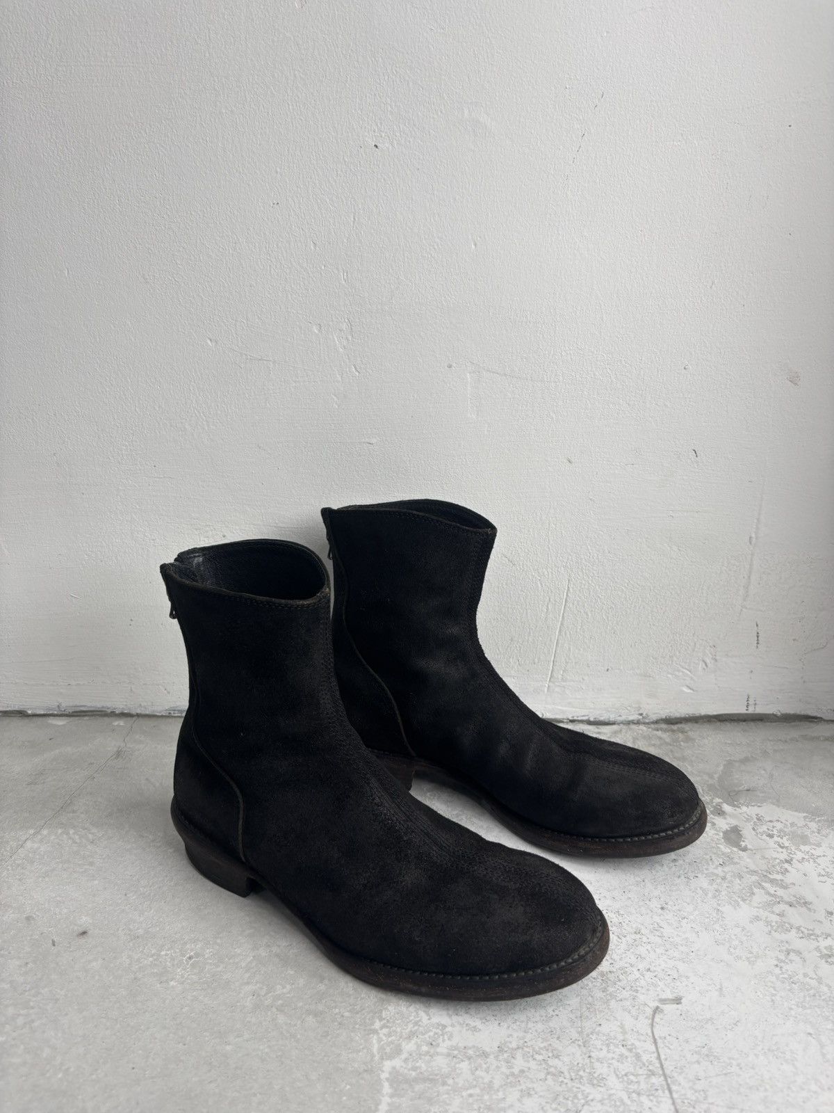 Julius Julius_7 SS2010 rough-out suede leather boots Size US 9.5 / EU 42-43 - 2 Thumbnail