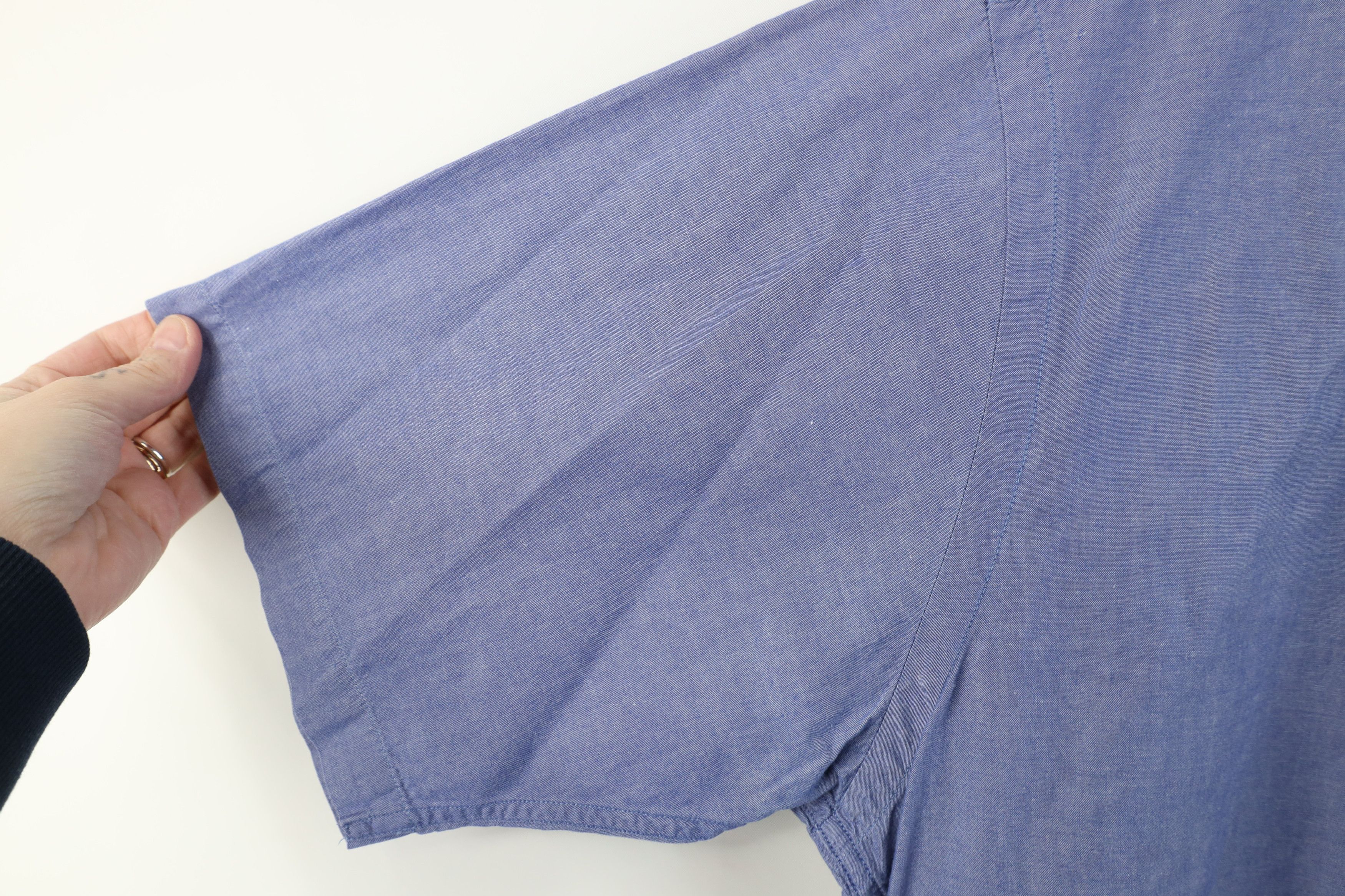 Nautica Vintage 90s Nautica Baggy Chambray Button Down Shirt Size US M / EU 48-50 / 2 - 9 Thumbnail