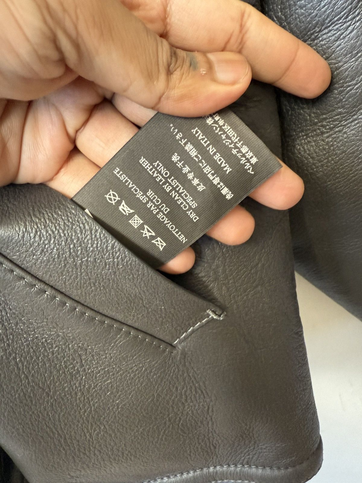 Berluti Berluti Haider Ackerman AW18 Runway Biker Jacket Size US M / EU 48-50 / 2 - 8 Thumbnail