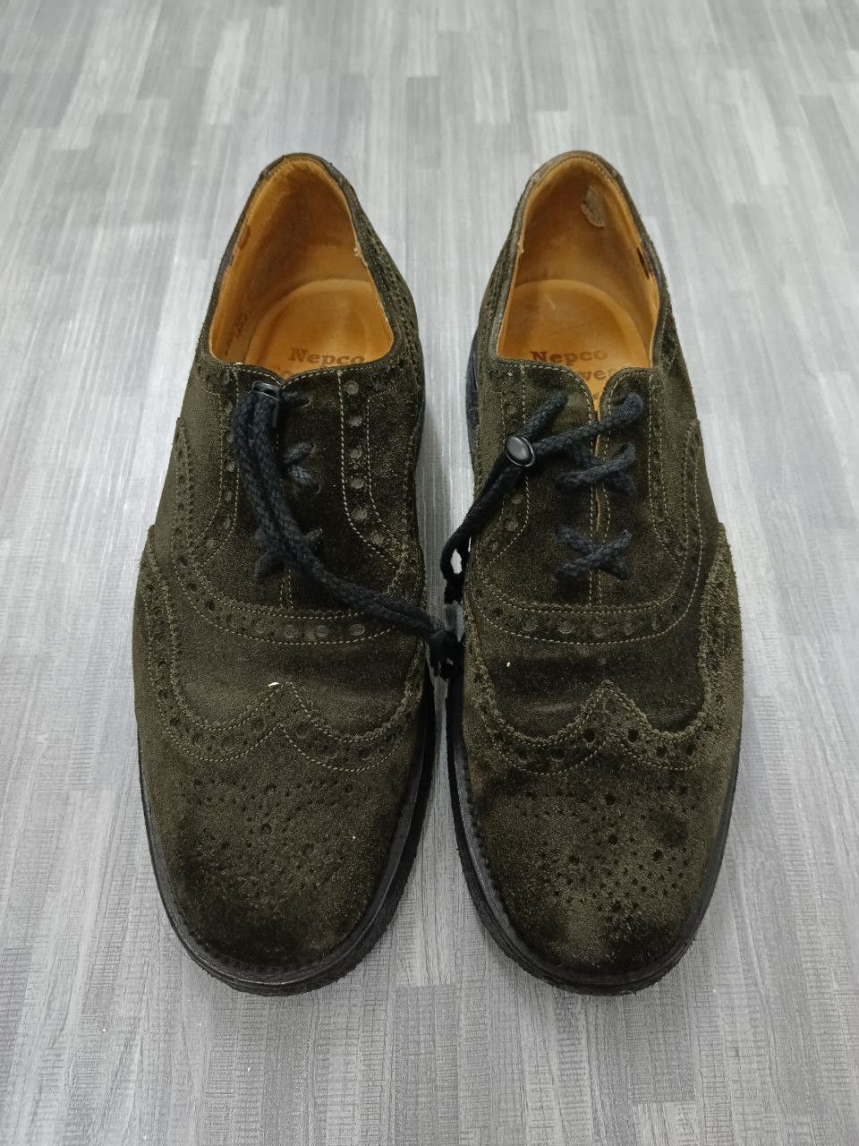 Leather NEPCO FOOTWEAR SUEDE LEATHER Size US 7.5 / EU 40-41 - 2 Thumbnail