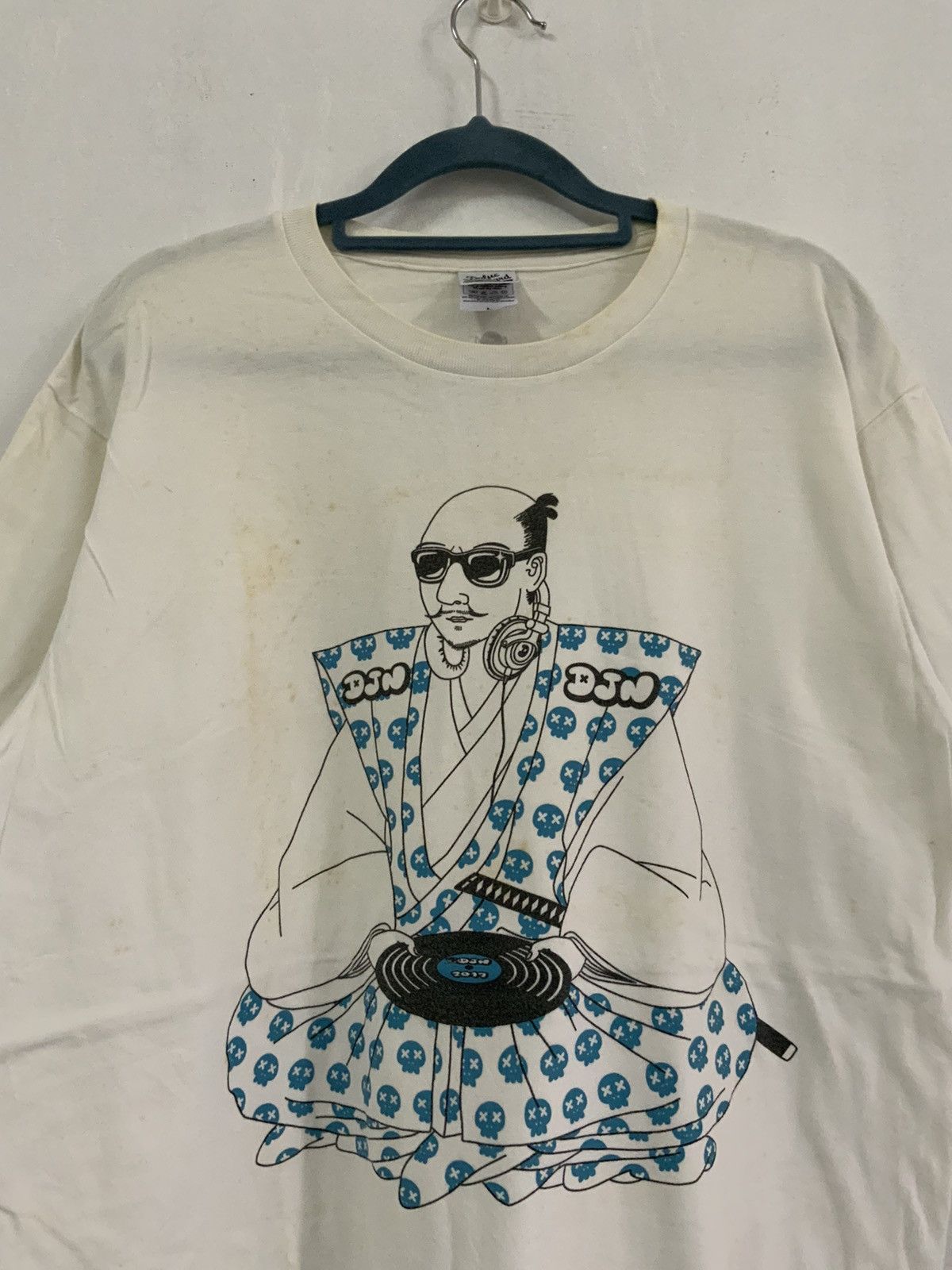 Japanese Brand Kimono Japan Deisgner Modern Style Big Logo Tee Size US L / EU 52-54 / 3 - 5 Thumbnail