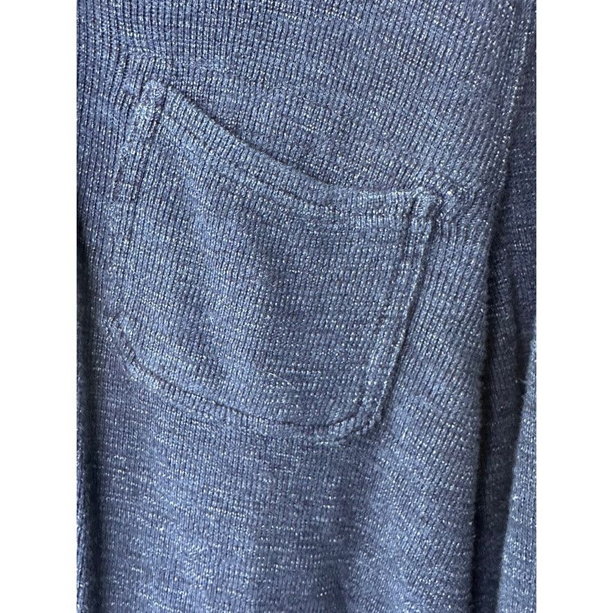Lucky Brand Lucky Brand Navy Blue Long Sleeve Cotton Polo Shirt Size US M / EU 48-50 / 2 - 4 Thumbnail