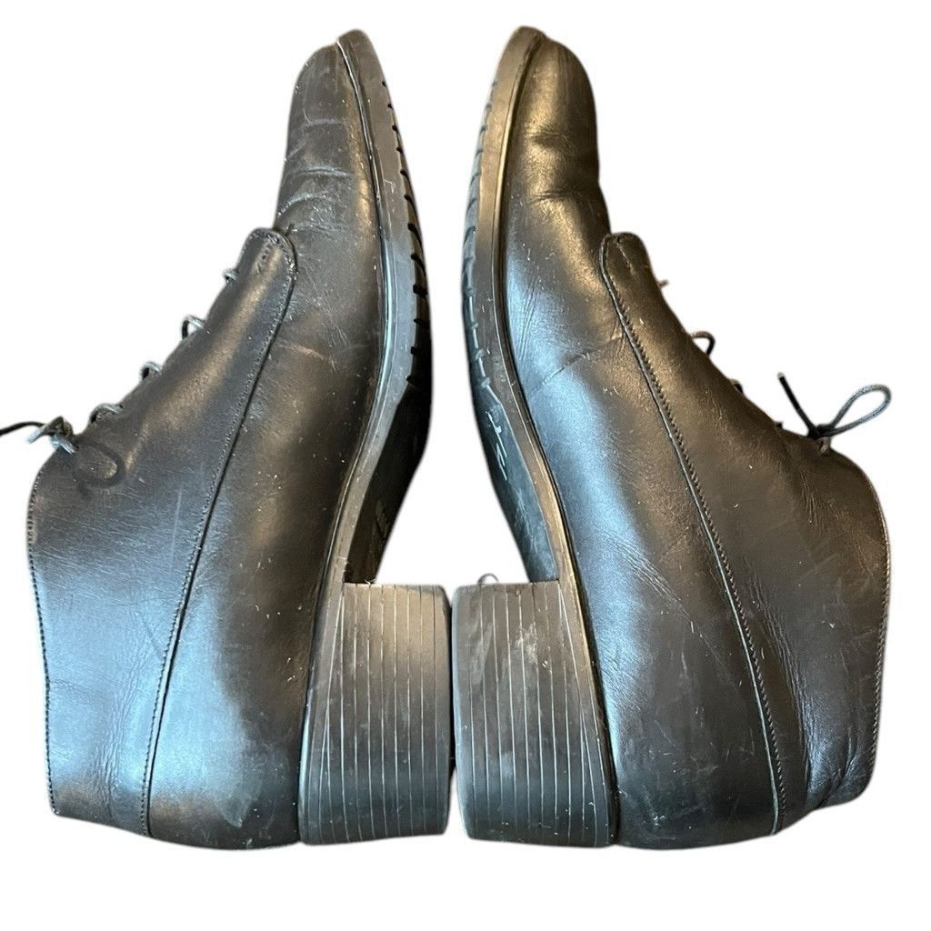 Vintage 70s/80s Munro American Made in USA Leather Booties Boots 8 Size US 8 / IT 38 - 5 Thumbnail