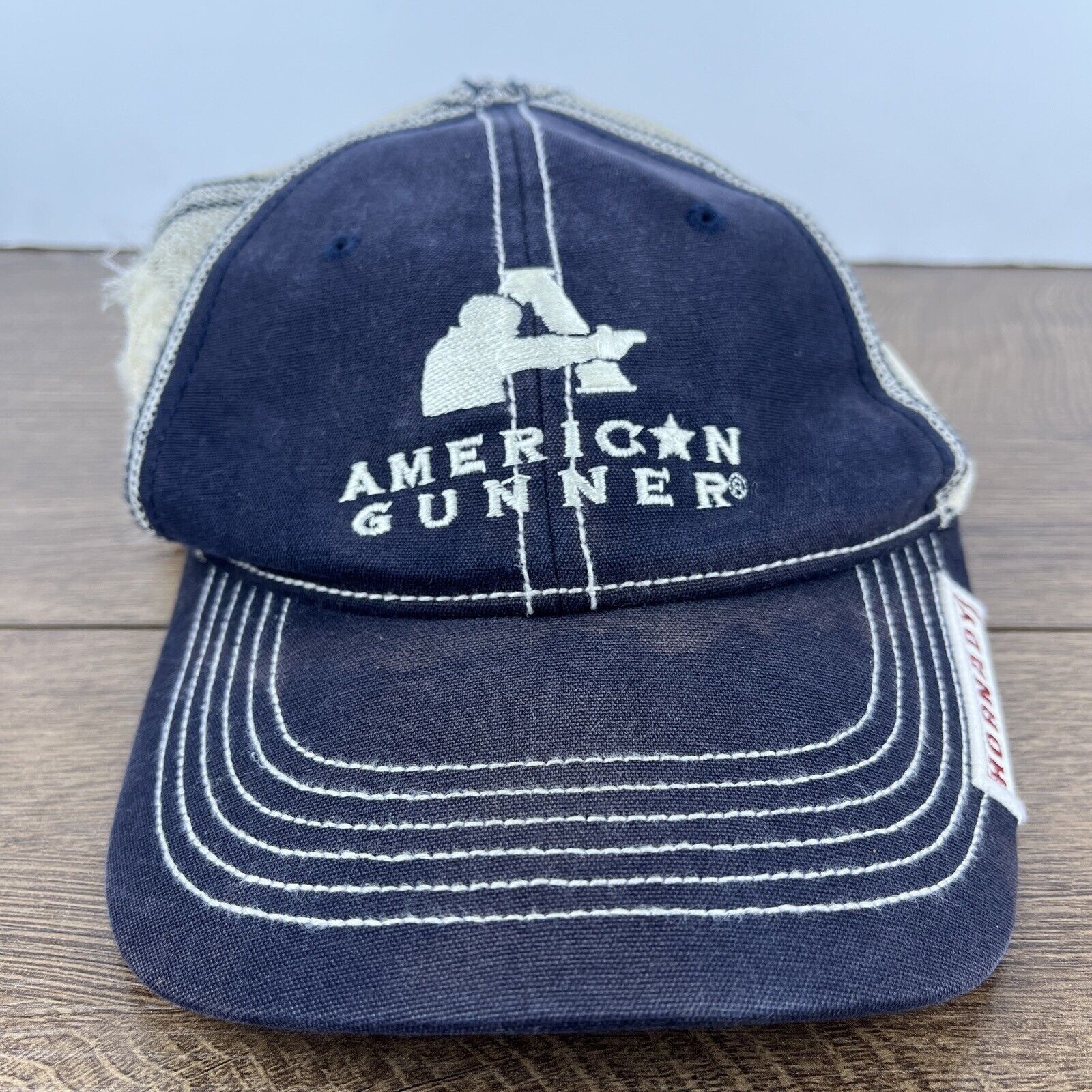Other American Gunner Hat Blue Hat Adjustable Adult Size Hat Cap Size ONE SIZE - 1 Thumbnail