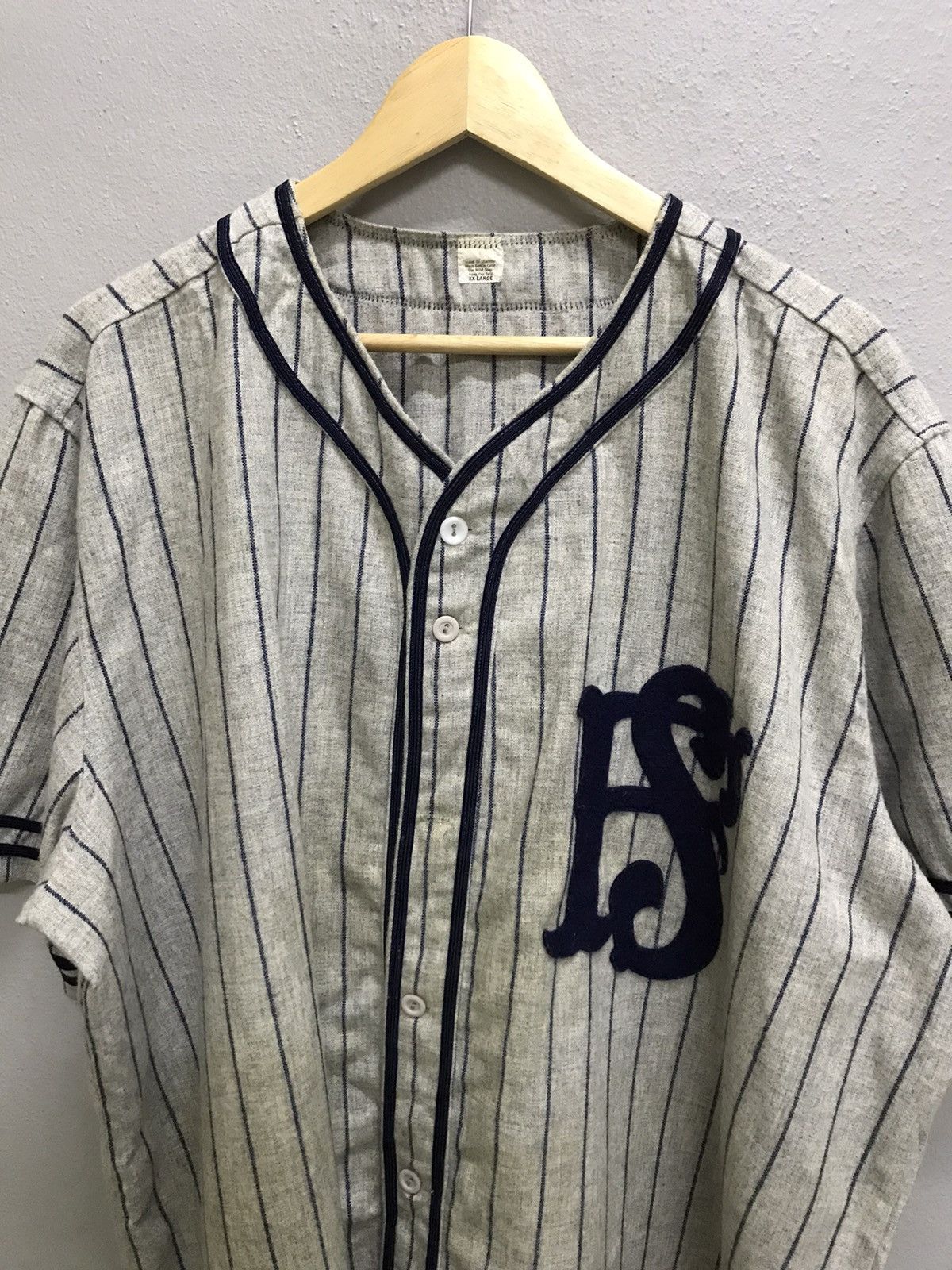 Vintage VINTAGE EBBETS FIELD FLANNEL WOOL BUTTON UP SHIRT Size US XXL / EU 58 / 5 - 4 Thumbnail