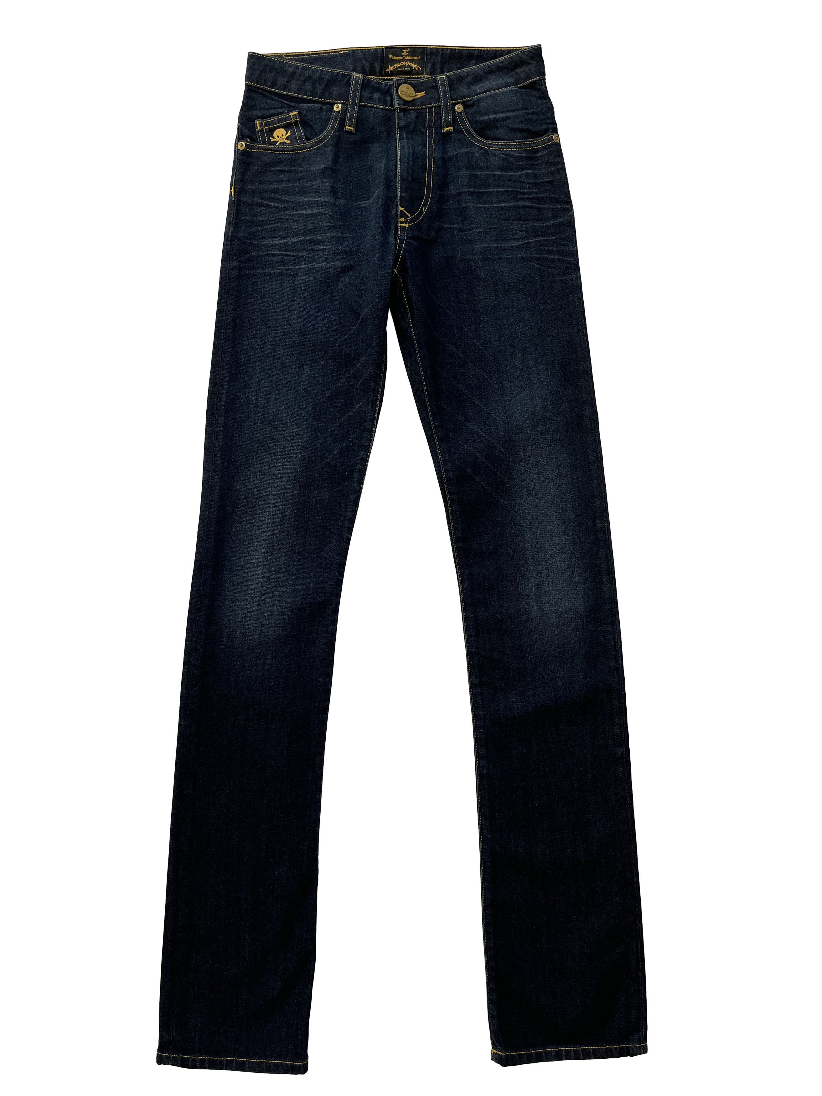 image of Vivienne Westwood Anglomania Blue Denim Jeans, Women's (Size 24)