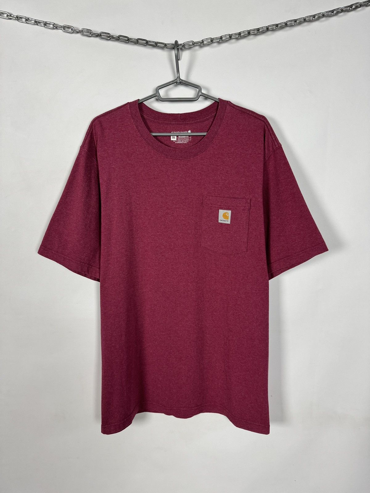 Carhartt Carhartt Heavyweight T-Shirt Relaxed Fit Vintage Casual 2XL Size US XXL / EU 58 / 5 - 1 Thumbnail
