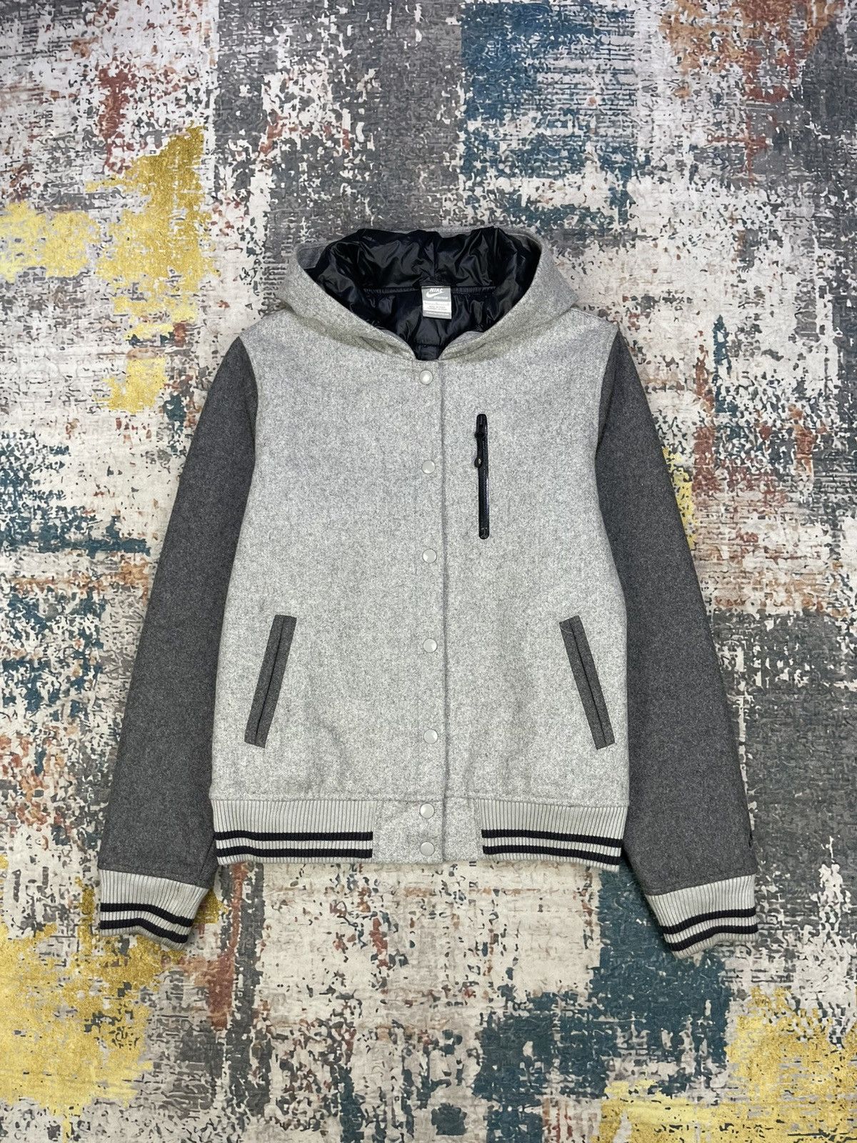Nike Y2k Nike Tech Destroyer Wool Down Hooded Jacket Size L / US 10 / IT 46 - 1 Thumbnail