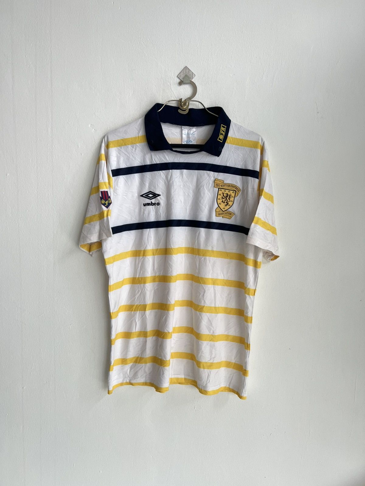 Umbro × Vintage RARE Vintage 1988/91 Umbro Scotland Away Football Jersey Size US M / EU 48-50 / 2 - 1 Thumbnail