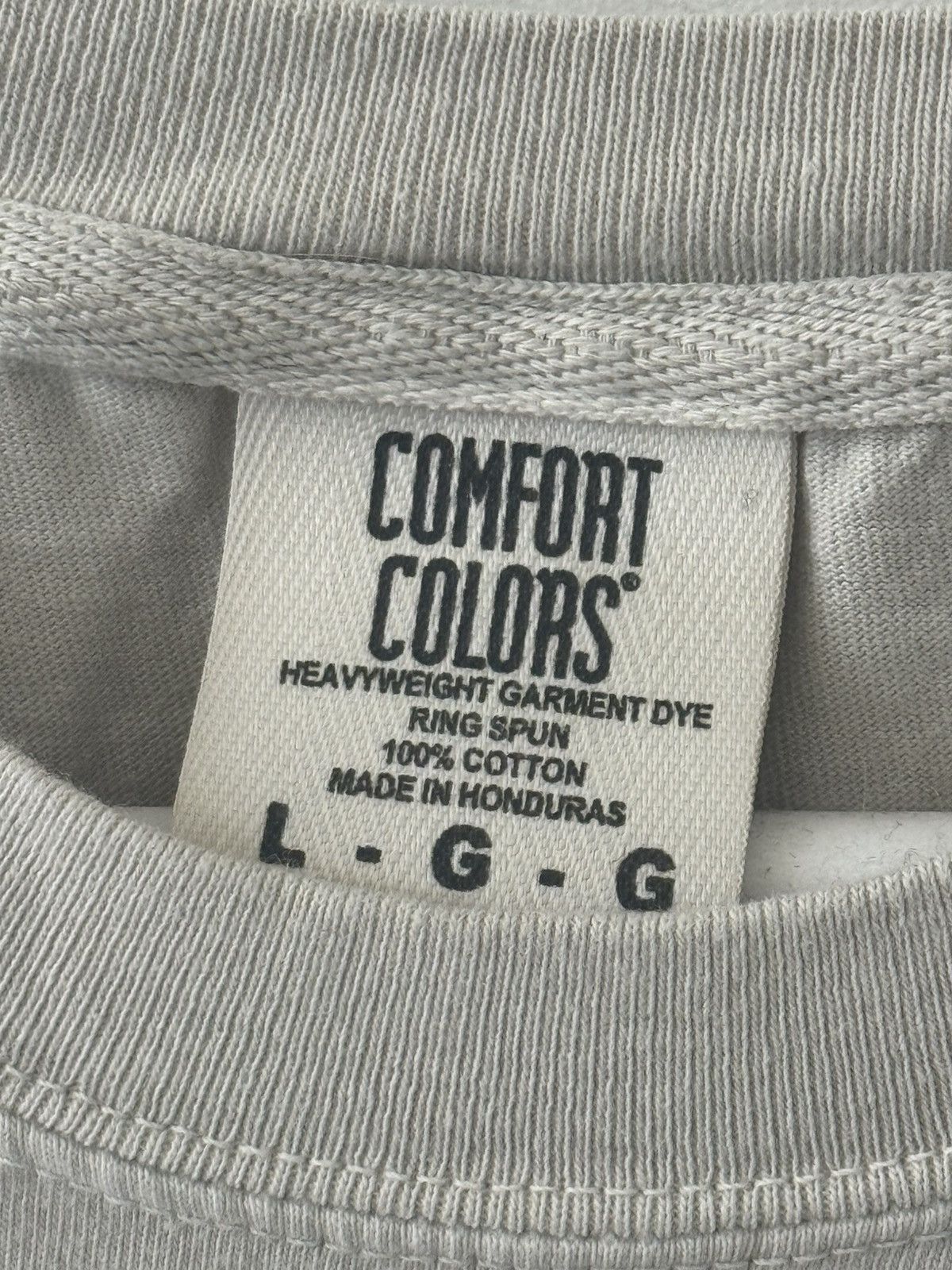Comfort Colors “la mer” embroidered polychrome goods heavyweight tshirt Size US L / EU 52-54 / 3 - 4 Thumbnail