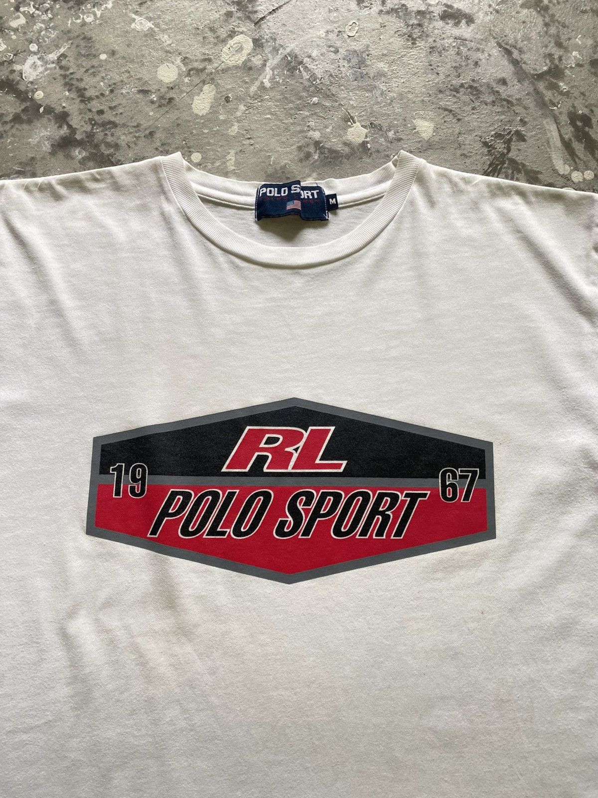 Polo Ralph Lauren × Ralph Lauren × Vintage Vintage 90s Polo Sport Ralph Lauren Tee Size US M / EU 48-50 / 2 - 2 Thumbnail