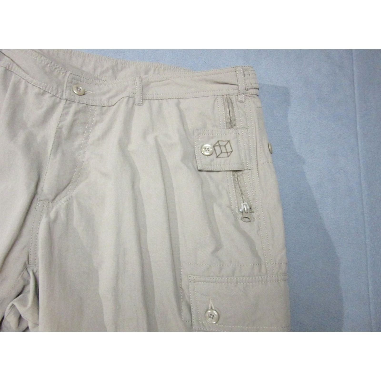 Vintage Clothing Arts Pants Mens 38 Beige Brown Cargo Pick Pocket Proof Straight Secure Size US 38 / EU 54 - 2 Thumbnail