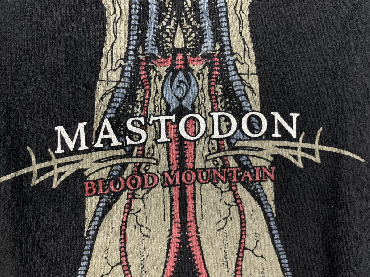 Band Tees Vintage Y2K Mastodon Heavy Metal band Blood Mountain t shirt Size US M / EU 48-50 / 2 - 4 Thumbnail