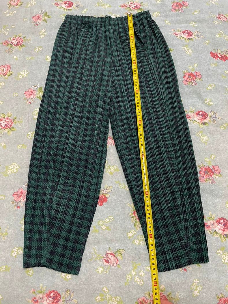 Issey Miyake Issey Miyake size:1 Green checkered pants Size 42" / US 20 - 3 Thumbnail