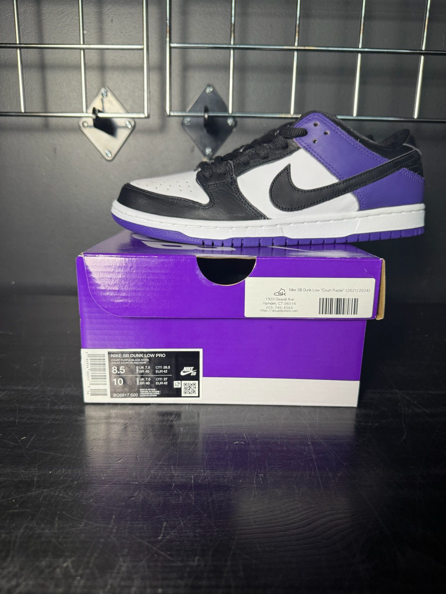 Nike Nike SB Dunk Low "Court Purple" (2021/2024) - Size 8.5 Size US 8.5 / EU 41-42 - 6 Thumbnail