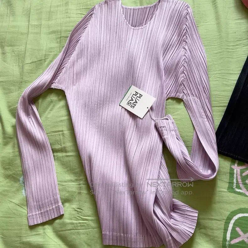 Issey Miyake Issey Miyake Purple Long Sleeve Size XL / US 12-14 / IT 48-50 - 5 Thumbnail
