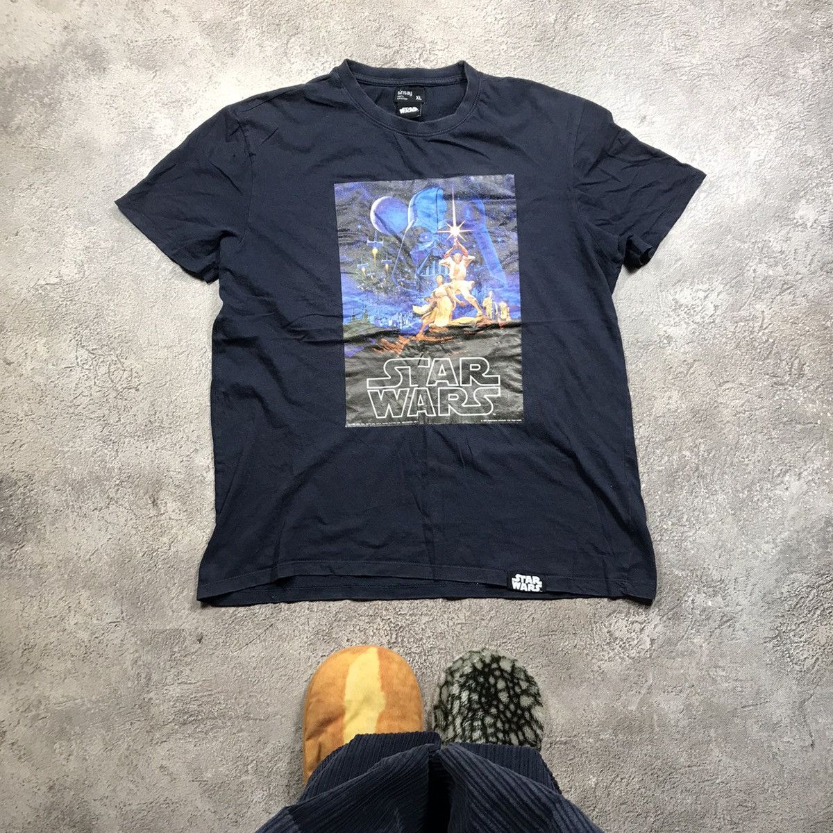Vintage Vintage 90s Star Wars Sun Faded Graphic Tee Streetwear XL Size US XL / EU 56 / 4 - 1 Thumbnail