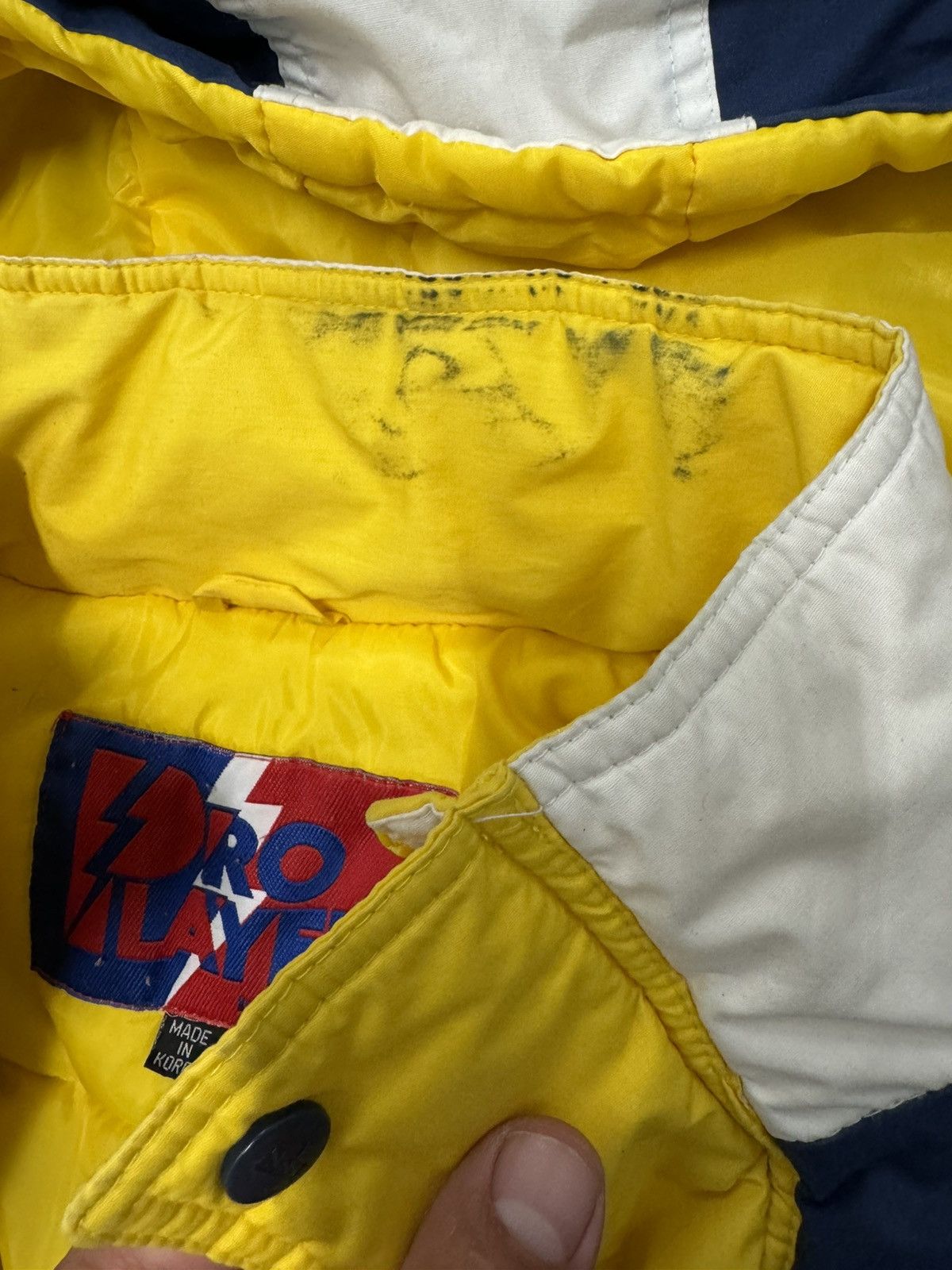 Pro Player MICHIGAN WOLVERINES ZIP UP HOODED BY DANIEL YOUNG JACKET Size US L / EU 52-54 / 3 - 9 Thumbnail