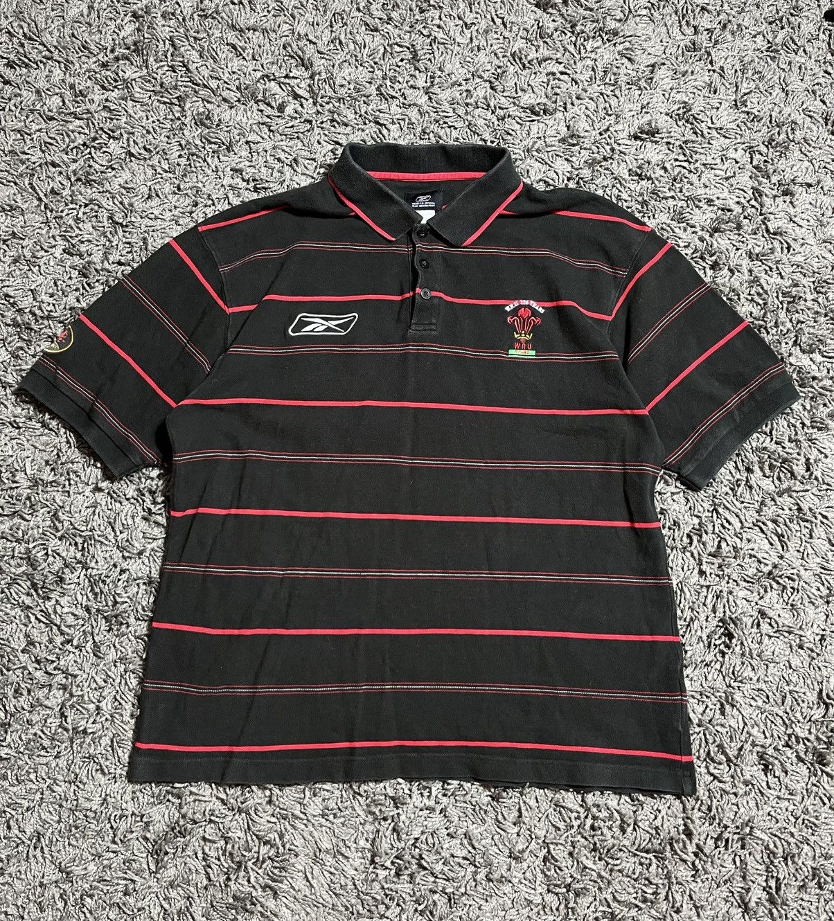 Reebok REEBOK WALES VINTAGE Y2K COTTON REGBY SHIRT Size US XL / EU 56 / 4 - 1 Thumbnail