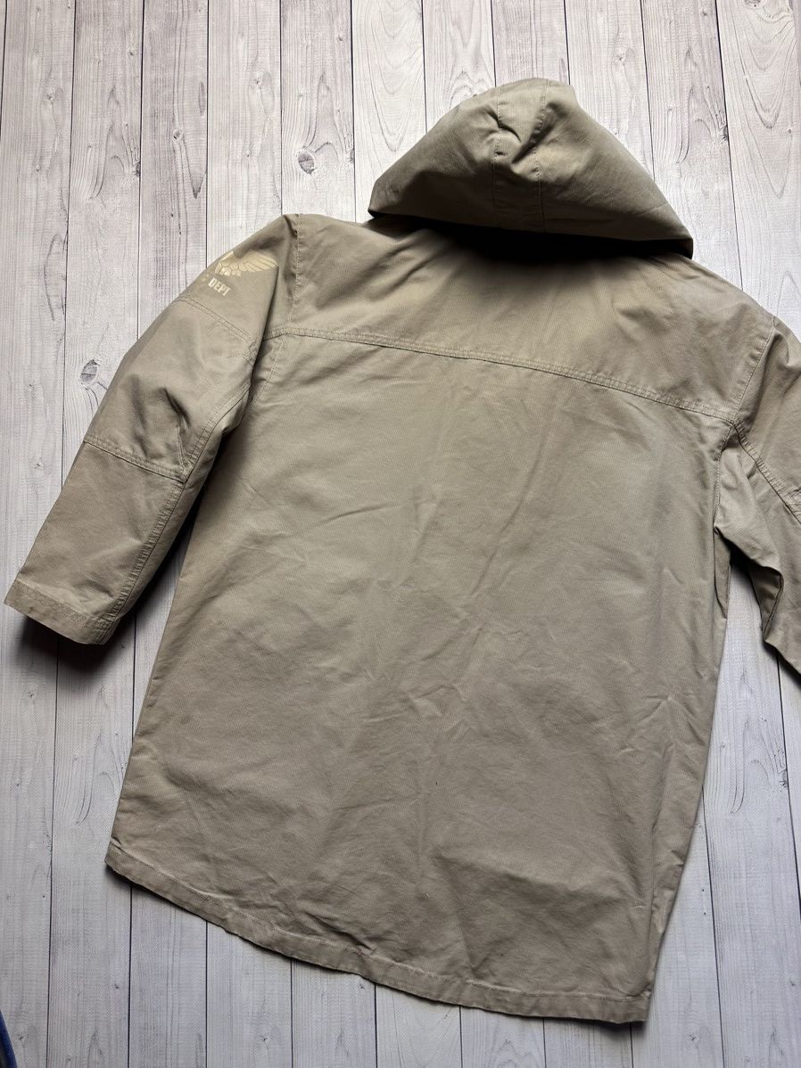 Nike × Vintage Vintage Nike Denim parka jacket army logo rare size Xs/S Size US S / EU 44-46 / 1 - 9 Thumbnail
