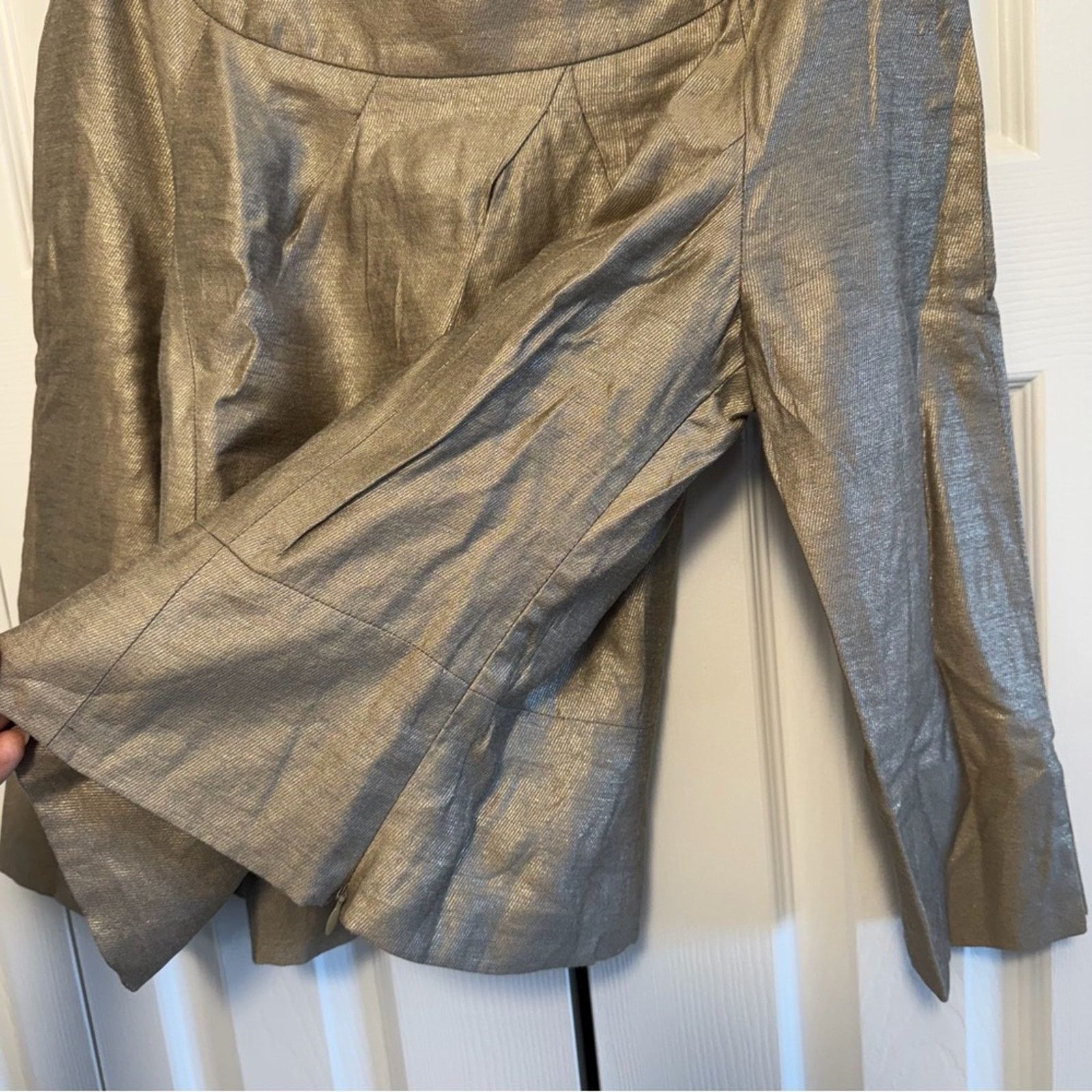 La Fam Amsterdam PAUW Amsterdam Shimmering Tan Top, Size 4 Size S / US 4 / IT 40 - 5 Thumbnail
