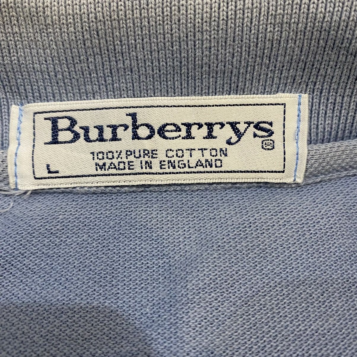 Burberry 1990s Vintage - Burberry's Polo Shirt Size US L / EU 52-54 / 3 - 12 Thumbnail
