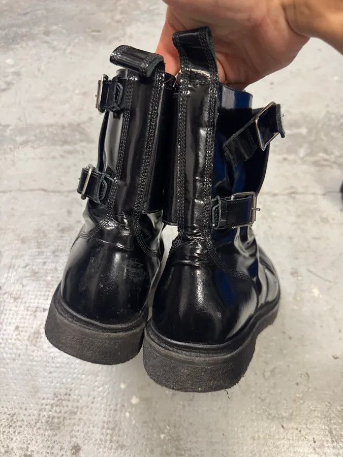 Balmain AW2015 Balmain H&M Black Ankle Leather Boots Size US 11 / EU 44 - 3 Thumbnail