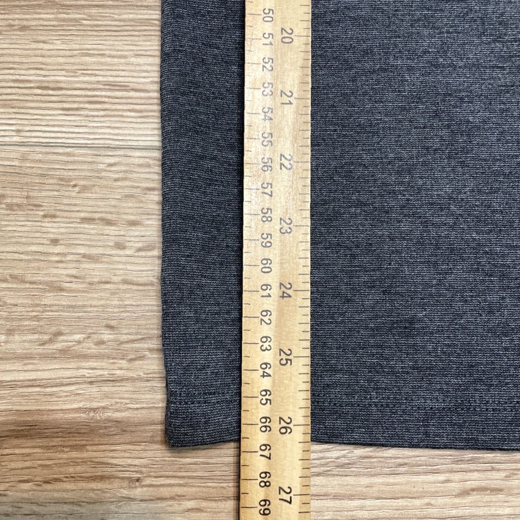 Vintage Liz and Sara Womens Skirt Knee Length Gray XL Regular Solid A-Line Size 40" / US 18 - 3 Thumbnail