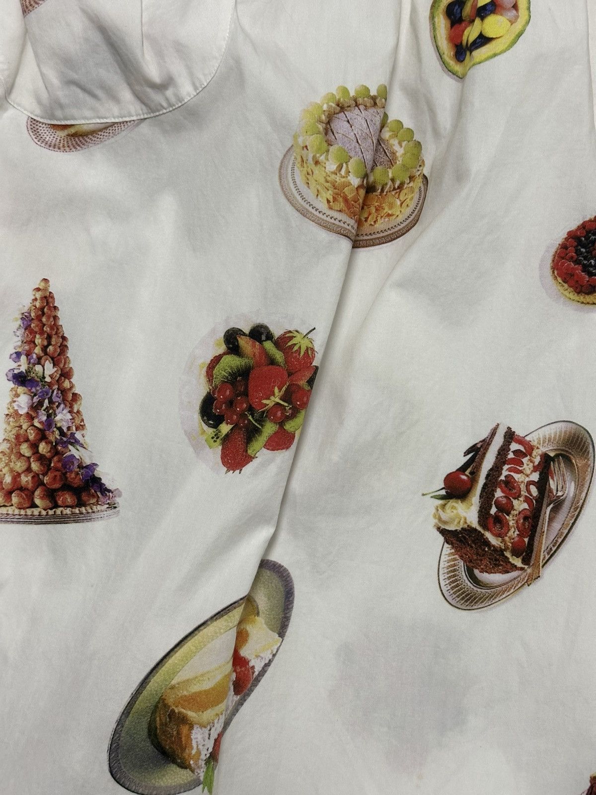 Junya Watanabe JUNYA WATANABE S/S 2001 Sweet Cake Dessert Print Midi Skirt Size 27" / US 4 / IT 40 - 6 Thumbnail