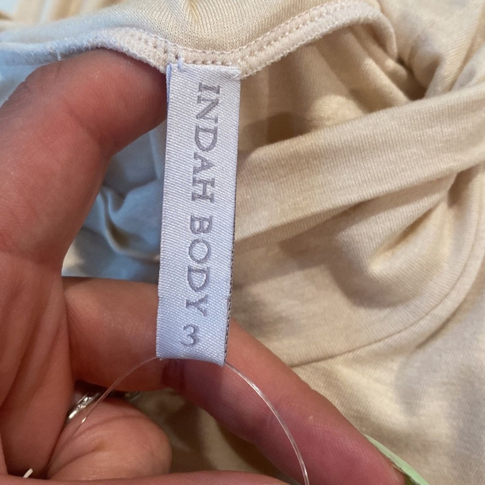 Other Revolve Indah No.7 Turtleneck Maxi Dress Backless Opal SZ.3 Size L / US 10 / IT 46 - 5 Thumbnail