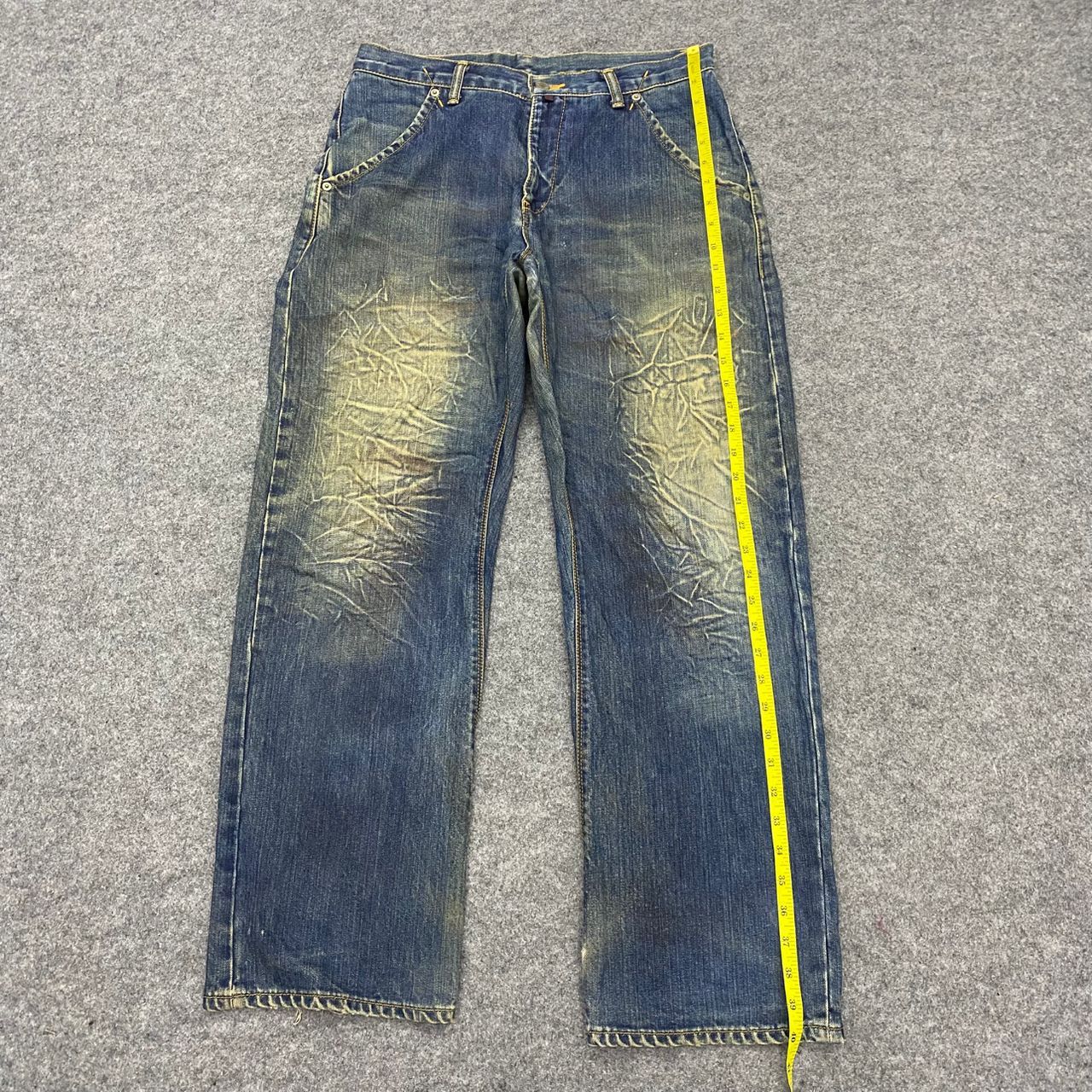 If Six Was Nine 💥Best Offer💥Vintage Bal Distressed Denim Size US 32 / EU 48 - 3 Thumbnail