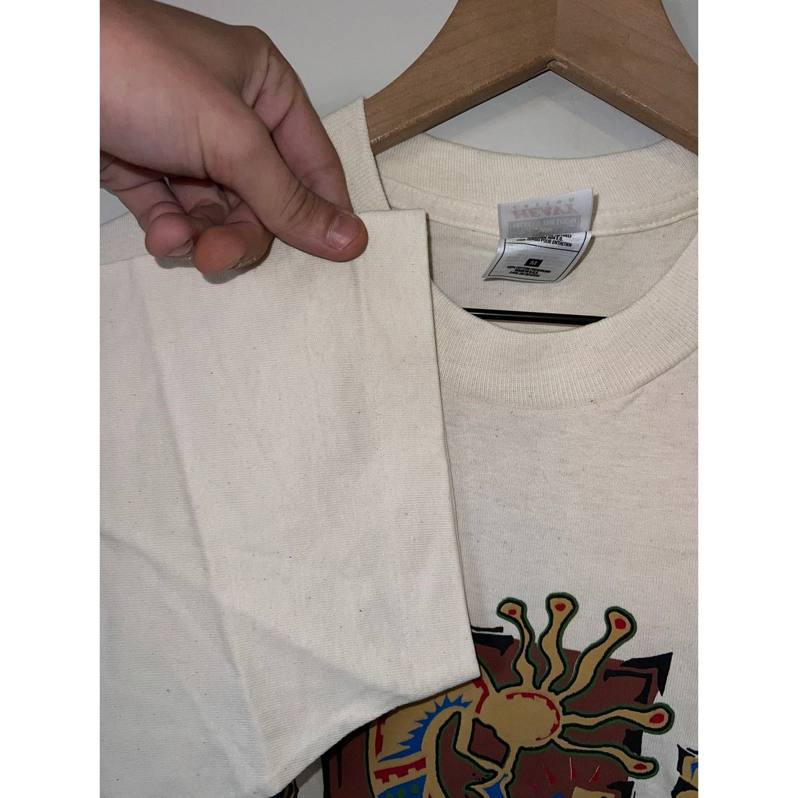 Fruit Of The Loom Vintage Kokopelli Shirt Aboriginal Dancer Desert VTG 90s M Size US M / EU 48-50 / 2 - 6 Thumbnail
