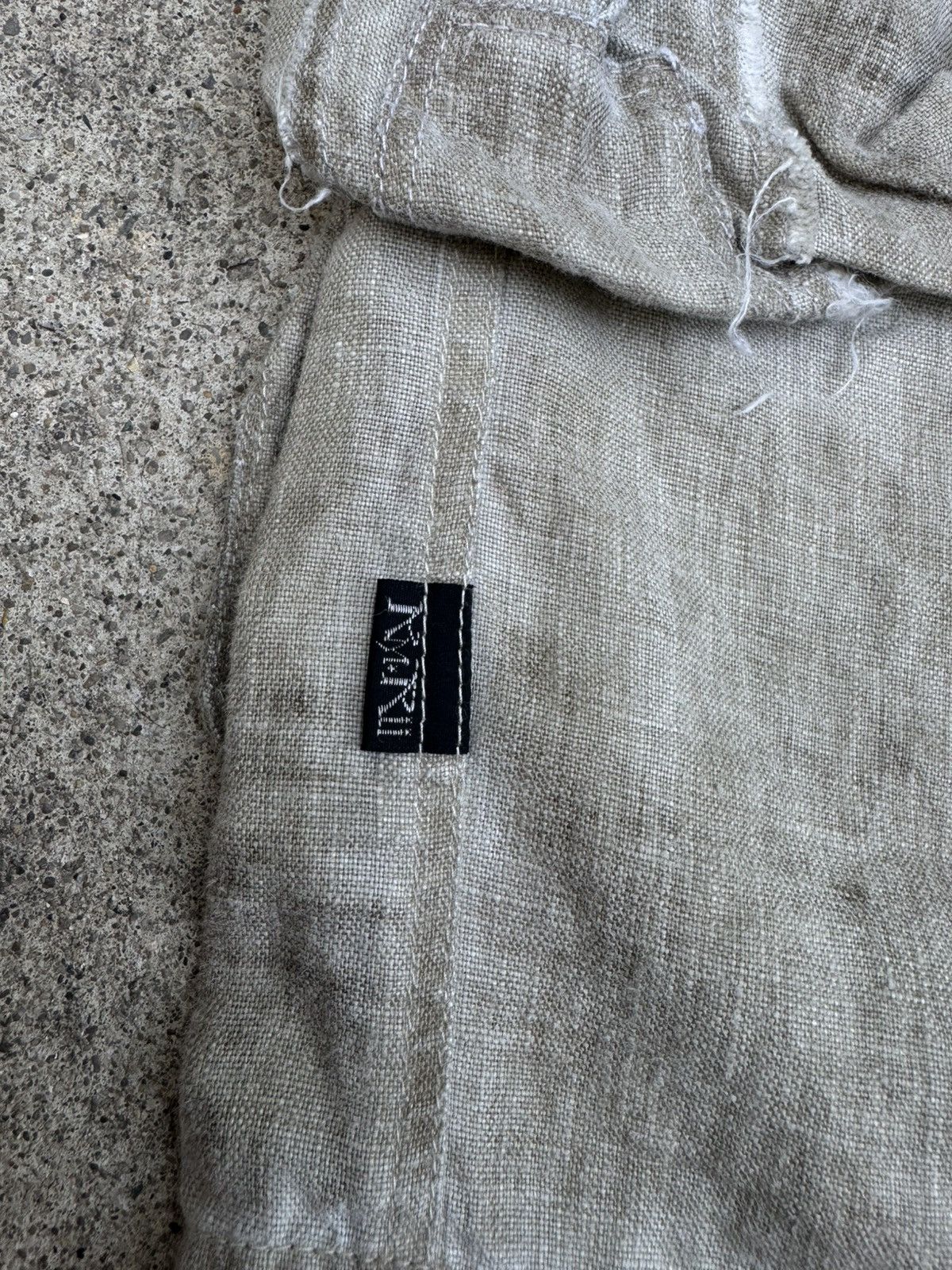KMRii Kmrii Goat Linen Cargo Shorts Size US 31 - 10 Thumbnail