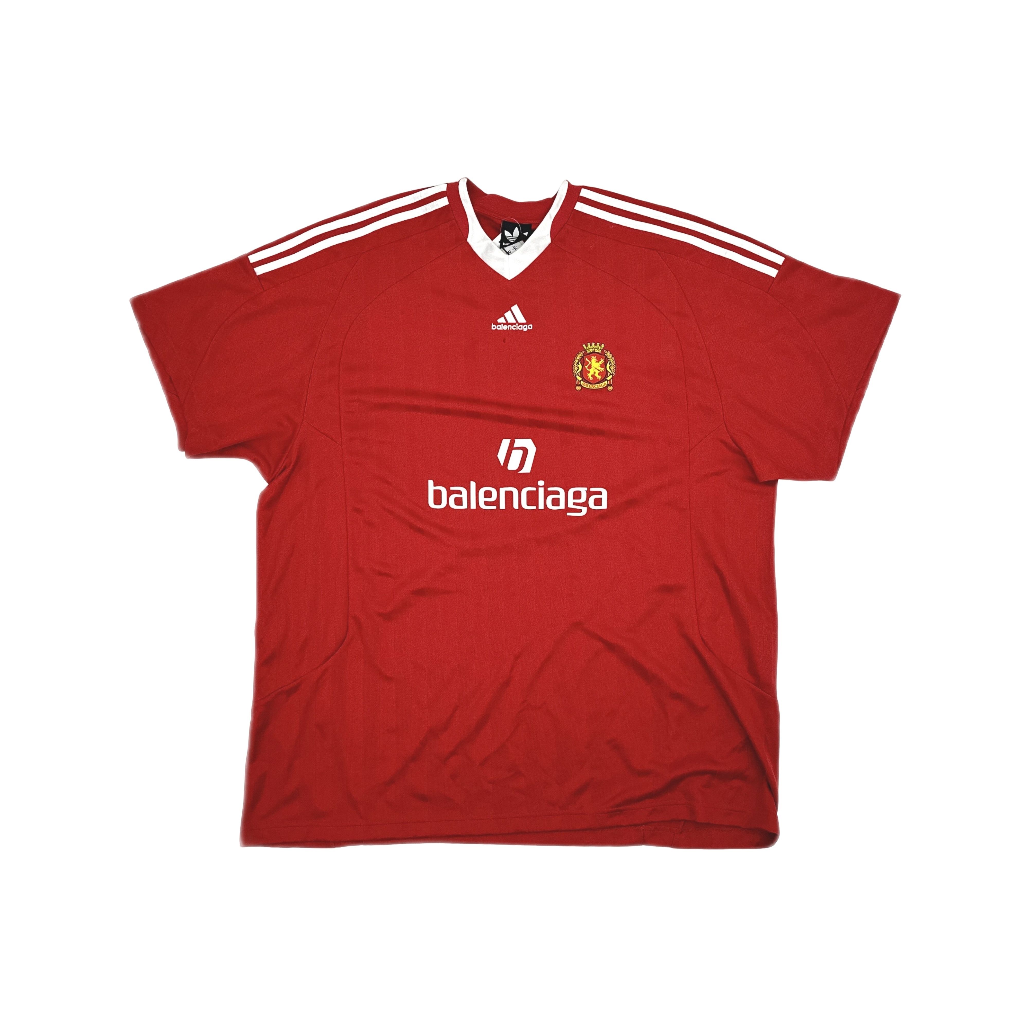Balenciaga Balenciaga x Adidas Stripe Soccer Jersey Size 4 Size US XL / EU 56 / 4 - 1 Thumbnail