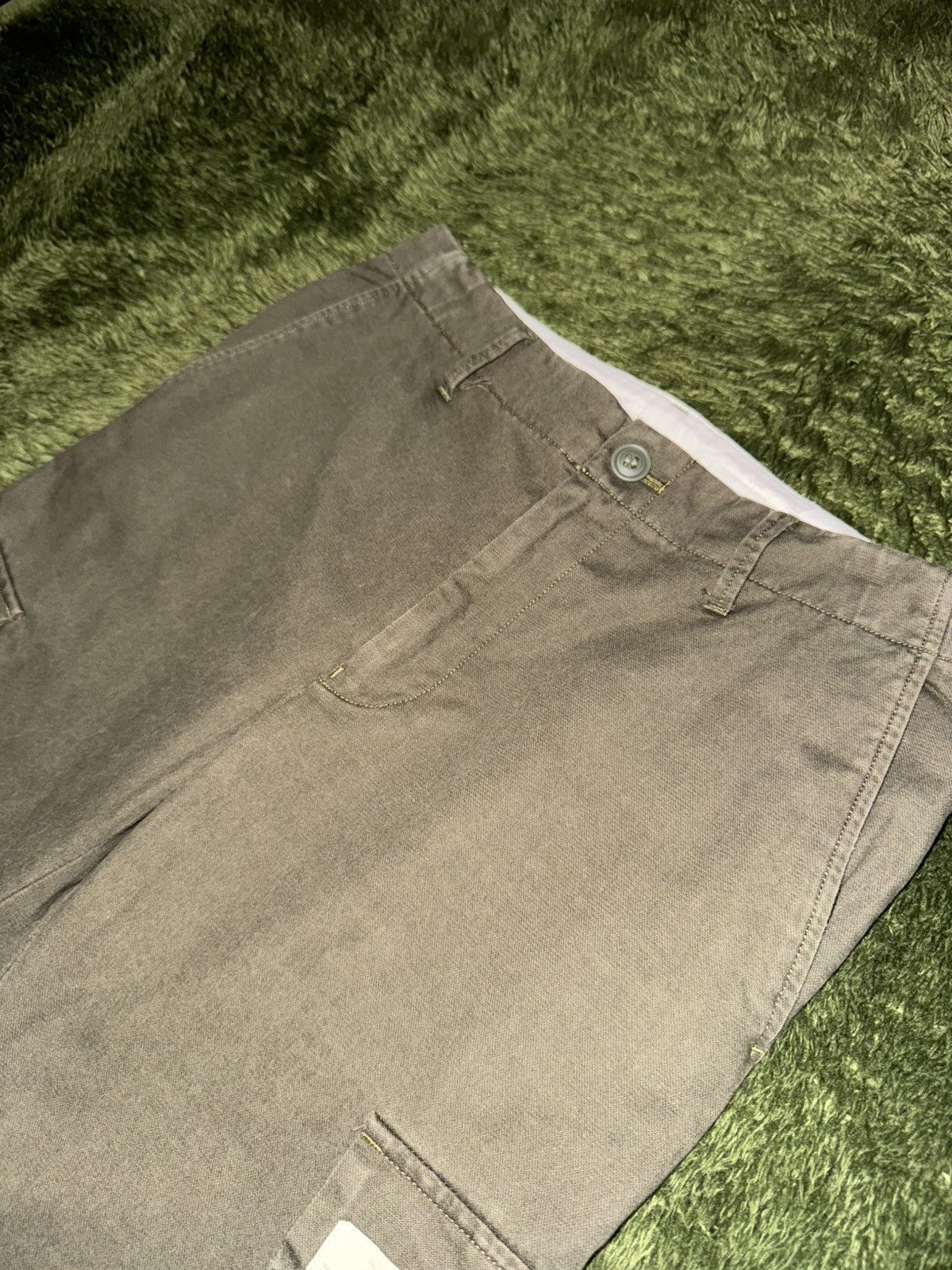 Undercover [2] UNDERCOVER 10AW Logo Label Cargo Pants Olive Size US 30 / EU 46 - 2 Thumbnail