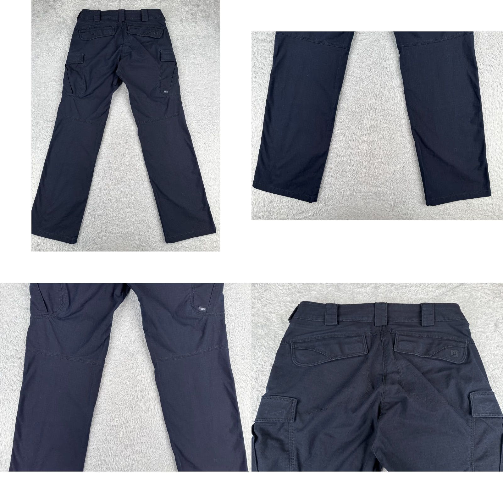 Vintage 5.11 Tactical Pants Women 6 Blue Rip-Stop Cargo Straight Leg EMT LEO 30x30 - Casual Workwear Size 28" / US 6 / IT 42 - 9 Thumbnail