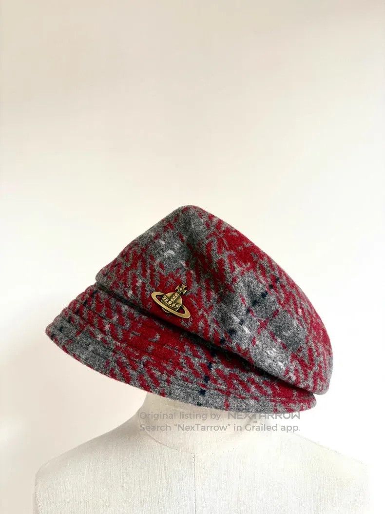 Vivienne Westwood Vivienne Westwood Vintage Metal Saturn Logo Grey and Red P Size ONE SIZE - 1 Thumbnail