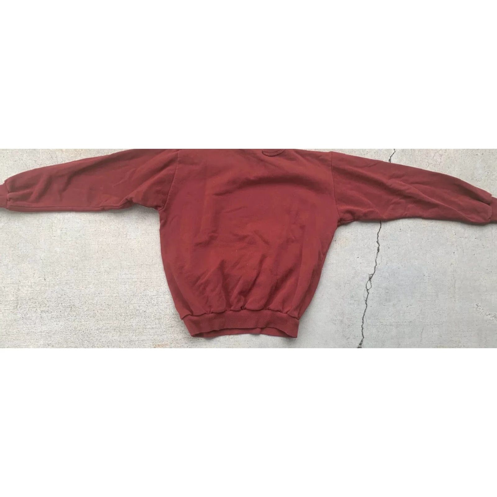 Spell VINTAGE Universita Firenze Sweatshirt Made in Italy L Logo Spell out Mens Sweatshirt Crew Neck Red 90s University Graphic Print Size US L / EU 52-54 / 3 - 7 Thumbnail