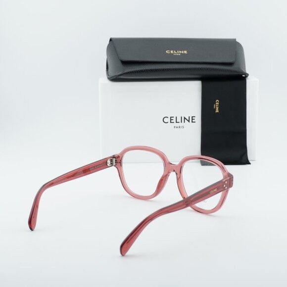 Celine Celine CL50107I 074 Eyeglasses Rose 54mm Geometric Size ONE SIZE - 10 Thumbnail