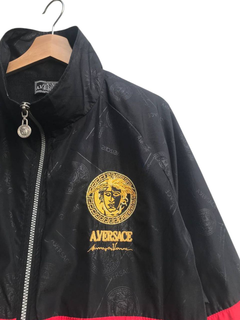 Versace × Vintage Vintage Alfredo Versace Embroidered Medusa Logo Windbreaker Size US M / EU 48-50 / 2 - 8 Thumbnail