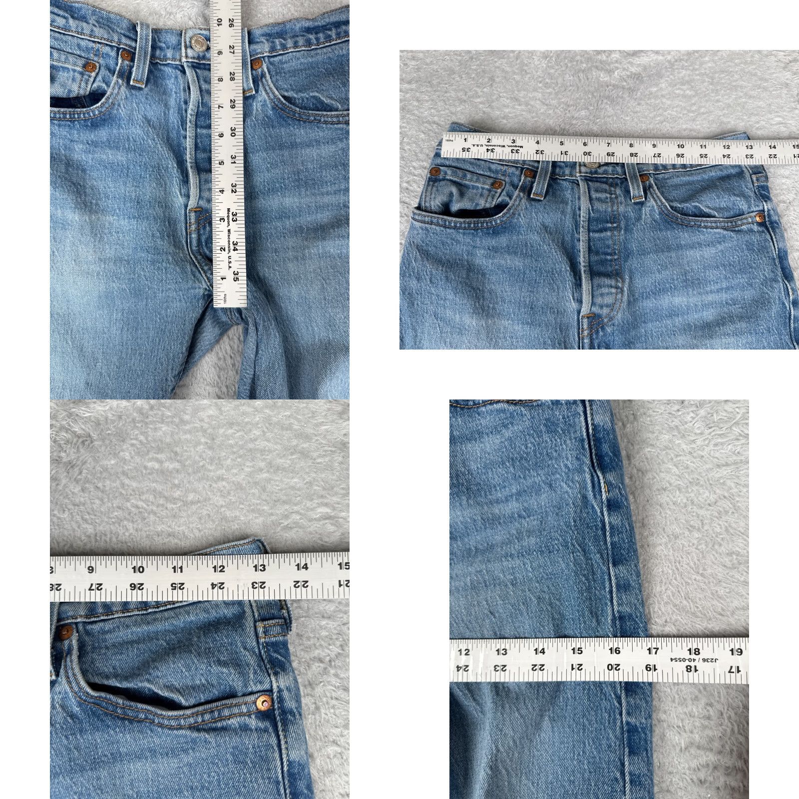 Levi's VINTAGE? No — Levis Jeans 501 XX Slim Denim Blue 27x25 Jeans Size 27" / US 4 / IT 40 - 9 Thumbnail